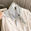 Satin-Look Square Scarf 27.6 x 27.6 in (70 x 70 cm) Cat Print Headscarf, Neck Wrap & Bandana for Women