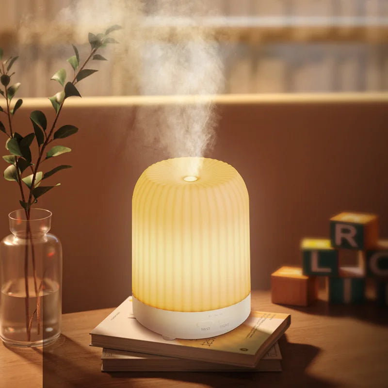 250ml Essential Oil Diffuser Humidifier with Night Light – Automatic Aromatherapy Perfume Diffuser for Bedroom & Office