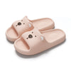 Pillow Rabbit Slippers for Women – Plush Bunny Slide House Slippers with Cushioned Thick EVA Sole