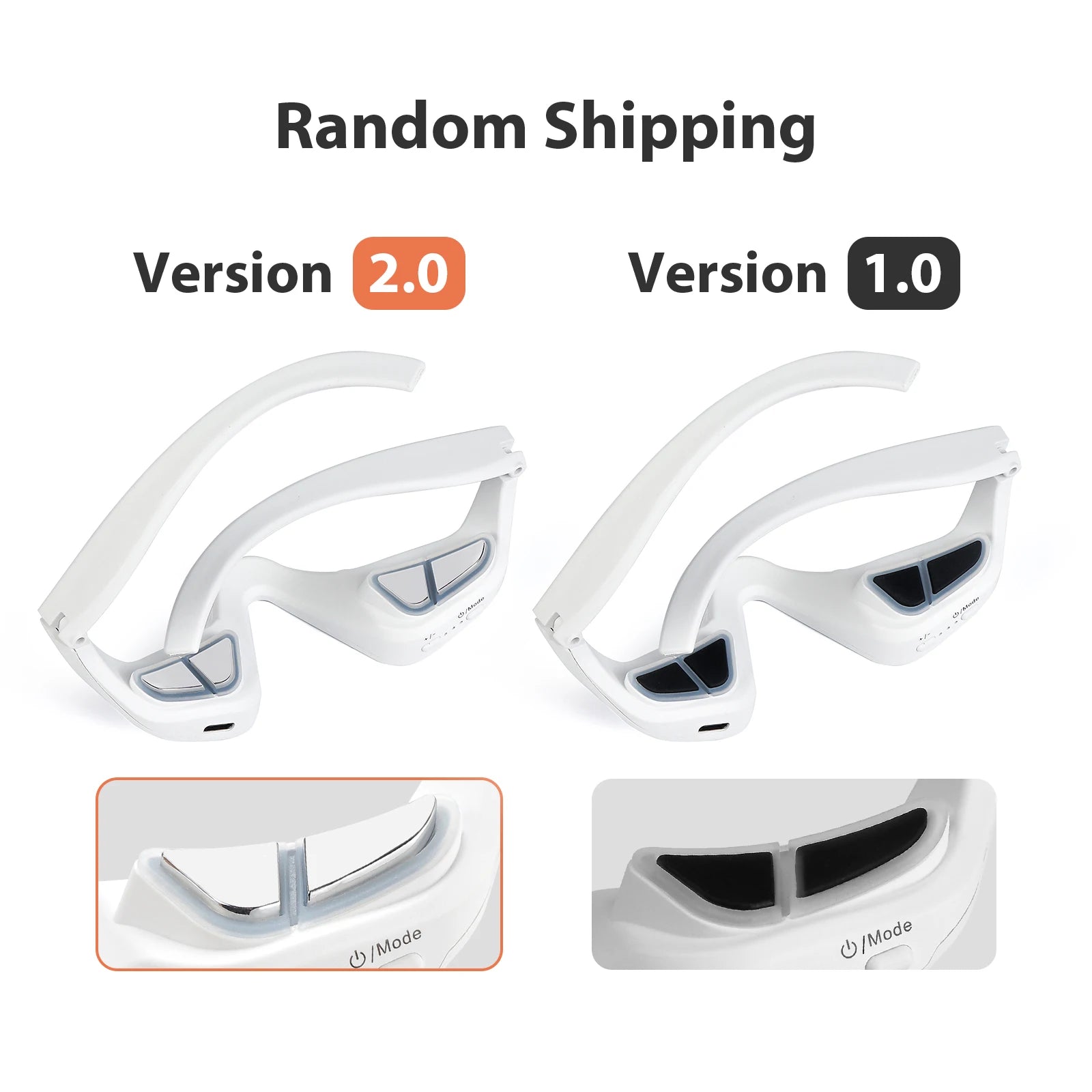 3D EMS Eye Massager - Anti-Aging Red Light Therapy for Dark Circles, Wrinkles & Eye Fatigue Relief