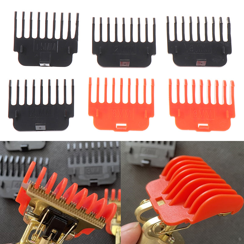 T9 Hair Clipper Guard Set - Guide Combs Trimmer Attachments 1.5mm 2mm 3mm 4mm 6mm 9mm