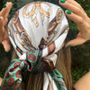 Satin-Feel Square Scarf 90 x 90 cm (35.4 x 35.4 in) – Satin-Look Polyester Hijab, Neckerchief, Shawl & Headscarf for Women
