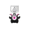 Women's Little Devil 9mm Italian Charm Link Bracelet – Stainless Steel Modular Constellation Charm