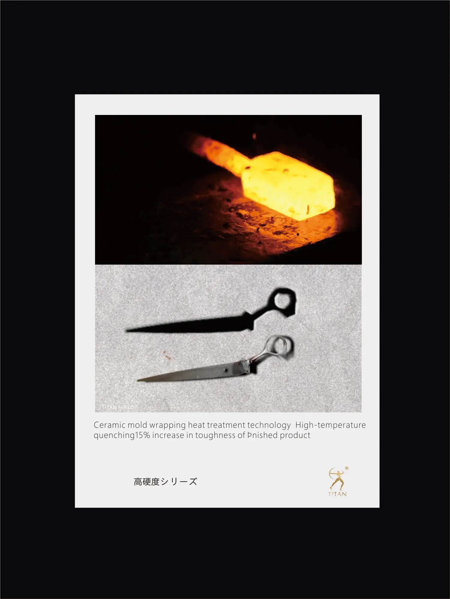 Titan Hairdressing Scissors 6-Inch Professional Barber Cutting & Thinning Shears