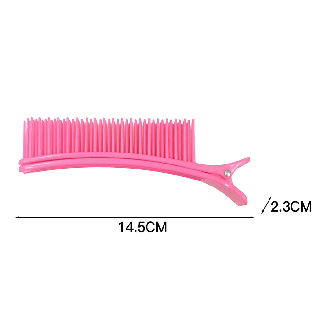 Non-Slip Wide-Tooth Hair Sectioning Clips – Salon & Home Styling Hairdressing Clips