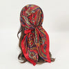Satin-Feel Square Scarf 90 x 90 cm (35.4 x 35.4 in) – Satin-Look Polyester Hijab, Neckerchief, Shawl & Headscarf for Women