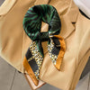 Luxury Horse Print Silk-Feel Square Scarf 70 x 70 cm (27.6 x 27.6 in) – Women's Neck, Hair, Foulard, Bandana