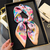 Bohemian Paisley Satin-Feel Polyester Square Scarf for Women 70×70 cm (27.6×27.6 in) – Neck, Hair, Bandana Shawl