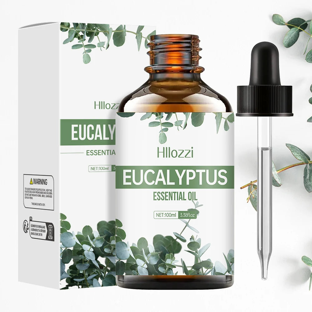 Pure Eucalyptus Essential Oil for Face & Body – Moisturizing Massage Oil | Eucalyptus Globulus