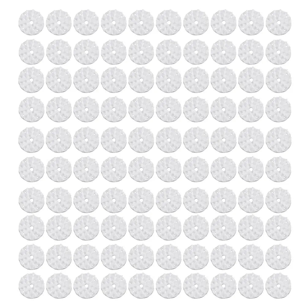 100-Pack Lotus Acupressure Mat Spikes for Yoga & Pilates – PVC Cushion Needles 25 x 25 x 5 mm (0.98 x 0.98 x 0.20 in)