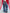 Gradient Blue Y2K Wide-Leg Jeans for Women – Low-Rise Loose Ankle-Length Distressed Denim, Plus Size