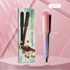 2-in-1 Wide Hair Straightener & Curling Iron - Tourmaline Ceramic Plates, Negative Ion, Adjustable Temp 160–220°C (320–428°F), Dual Voltage