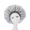 Large Satin Sleep Bonnet for Women - 42 cm (16.5 in) Silk Night Cap for Hair Protection
