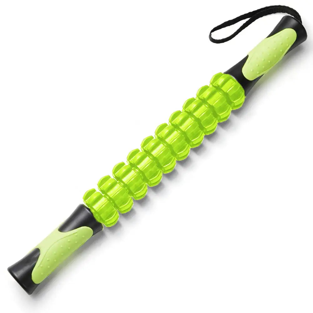Muscle Roller Massage Stick 44 cm (17.3 in) - Deep Tissue Body Massager for Soreness, Cramp Relief & Recovery