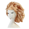 Women's Long Tail Satin Sleeping Bonnet with Wide Stretchy Spandex Band, One Size