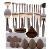 Professional 3-20 Piece Makeup Brush Set – Soft Fluffy Foundation Eyeshadow Concealer Blending Kabuki Brushes for Women
