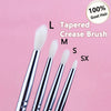 100% Goat Hair Tapered Highlighter & Eyeshadow Crease Brush – Sculpting Contour Makeup Brush