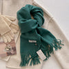 SENAIFEI Luxury Winter Wool Scarf for Women – Cashmere-Feel Pashmina Shawl Wrap, Thick Soft 30 x 200 cm (11.8 x 78.7 in)