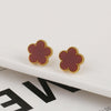 Adjustable Gold-Plated 316L Stainless Steel Clover Flower Bracelet — Five-Leaf Petal Charm for Women, Hypoallergenic Gift
