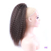 Kinky Curly Drawstring Ponytail Synthetic Hair Extension High Puff Afro Hairpiece — 12–30 in (30–76 cm)
