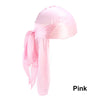 Satin Long Tail Durag Bandana Headwrap Pirate Hat Turban Doo Rag – Unisex One Size (56–58 cm)