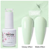 Top & Base 15ml (0.5 fl oz) Gel Nail Polish – Semi-Permanent UV/LED Soak-Off Base Coat and Top Coat, Long-Lasting Manicure