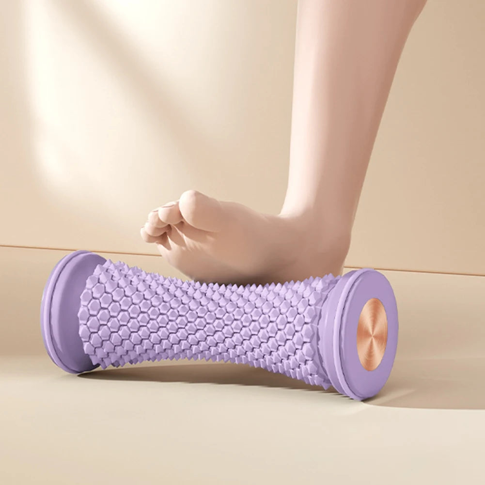 TPR Foot Massage Roller – Ergonomic Reflexology & Leg Muscle Massager for Deep Tissue, Portable Pilates/Yoga Recovery