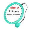 Adjustable Weighted Massage Hula Hoop with Detachable Links – Fitness Hoop for Weight Loss & Core Workout