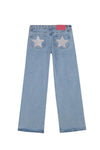 Y2K Star Graphic Baggy Jeans for Women – Harajuku Retro High-Street Wide-Leg