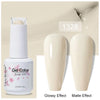 Top & Base 15ml (0.5 fl oz) Gel Nail Polish – Semi-Permanent UV/LED Soak-Off Base Coat and Top Coat, Long-Lasting Manicure