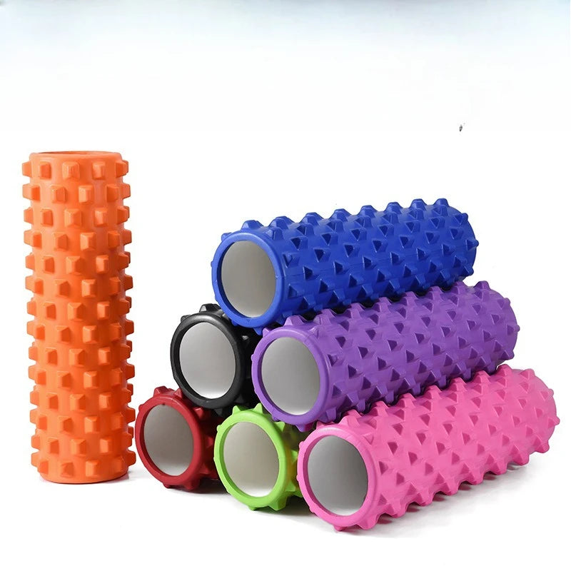 Hollow Muscle Massage Roller Mace – Yoga Column Massager for Back, Foot & Full-Body Relaxation