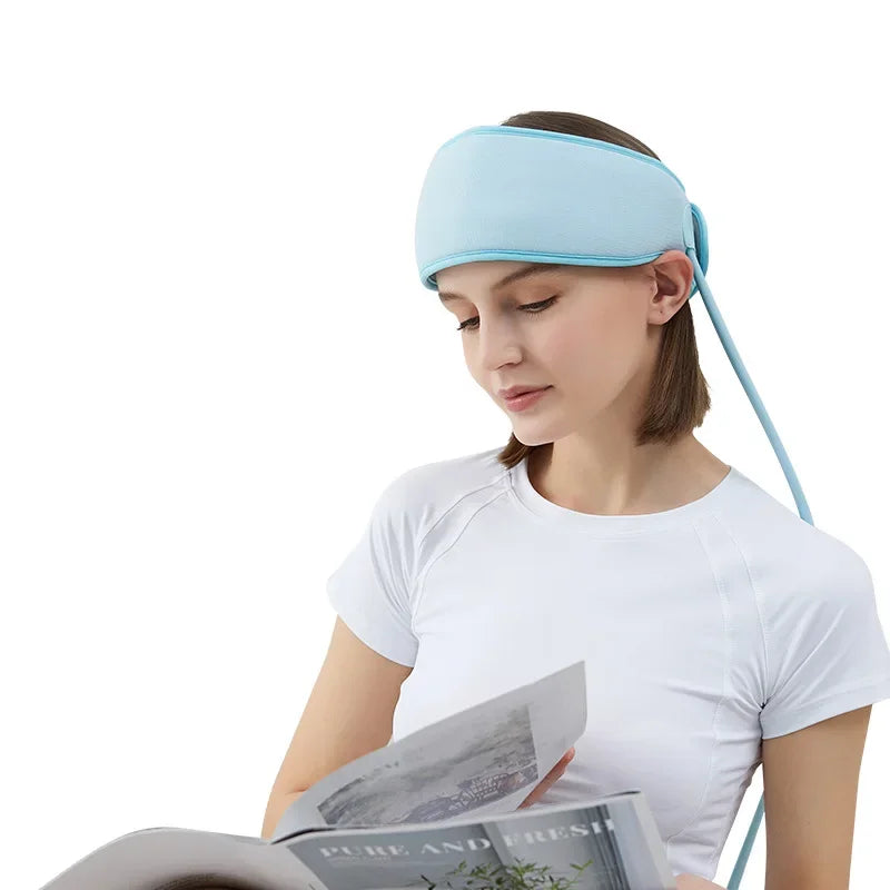 Electric Head & Scalp Massager — Airbag Pressure Massage with Heat Therapy and 360° Wrap for Deep Relaxation
