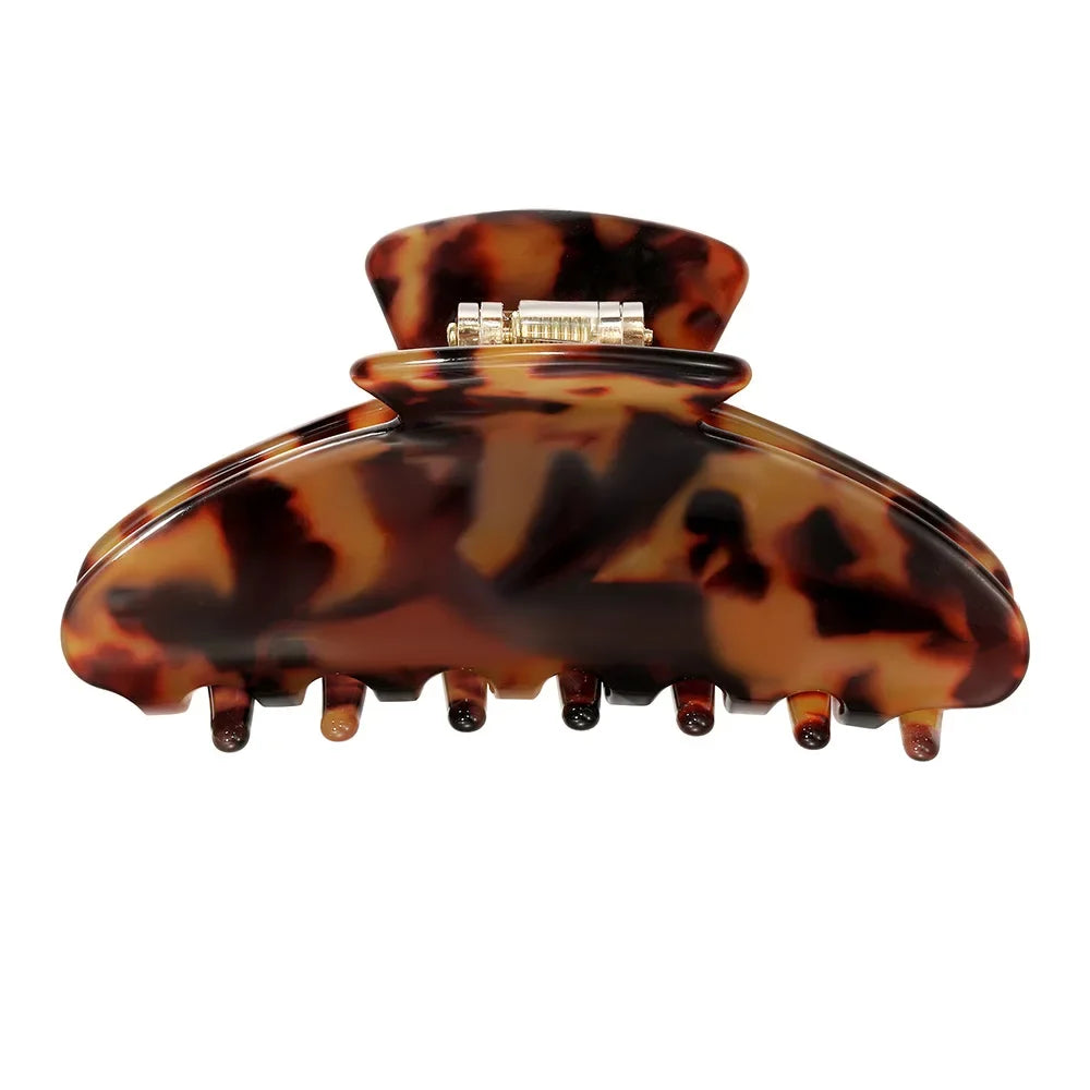 Personalized Letter Hair Clip - Handmade Custom Name Hair Claw Barrette with Rhinestones, 10cm x 4cm (3.94 in x 1.57 in)