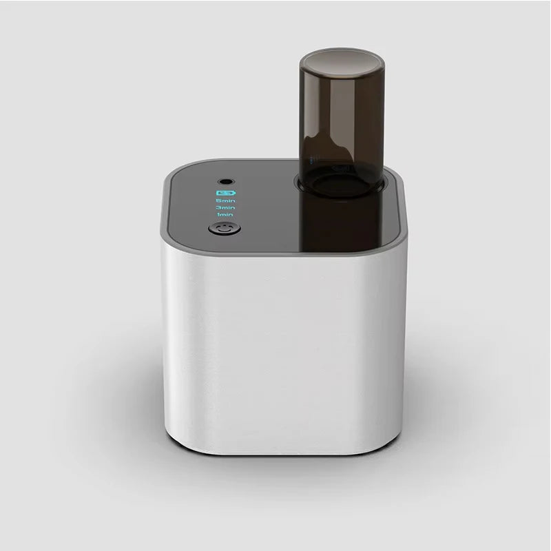 Rechargeable USB Portable Waterless Aroma Diffuser Nebulizer – 10ml Pure Essential Oil Scent for Home & Office