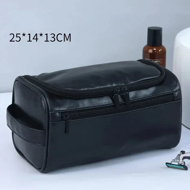 Mochatree Men's Hanging Toiletry Bag 9.8x5.7x5.9 in (25x14.5x15 cm) – Water-Resistant Travel Dopp Kit & Hanging Wash Organizer