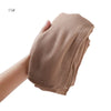 Women's Large Solid Polyester Hijab Scarf 80 x 190 cm (31.5 x 74.8 in) Long Muslim Headscarf Wrap Shawl Turban