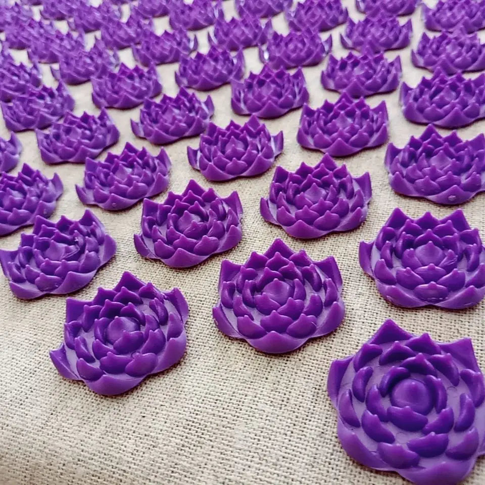 Acupressure Spike Mat Set 74 x 44 cm (29 x 17 in) with Pillow & Carry Bag – Natural Linen Buckwheat Massage Mat for Yoga & Pain Relief