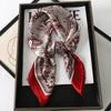 60 Colors Silk-Feel Satin Square Scarf 70 x 70 cm (27.6 x 27.6 in) — Women's Hair Wrap, Bandana, Foulard, Hijab