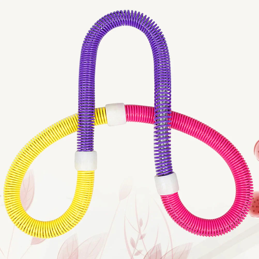 Weighted Fitness Hula Hoop for Women - Waist Slimming Hoop for Abs & Fat-Burning Home Workouts