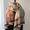 KUCLUT Luxury Thick Warm Women's Scarf Shawl Wrap Pashmina Tassel – Soft Polyester Animal Print, Long 185 x 65 cm (72.8 x 25.6 in)