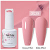 Top & Base 15ml (0.5 fl oz) Gel Nail Polish – Semi-Permanent UV/LED Soak-Off Base Coat and Top Coat, Long-Lasting Manicure