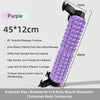 Deep Tissue Foam Roller 16.5 x 4.7 in (42 x 12 cm) with Stand - Non-Slip High-Load Massage Roller for Muscle Relief, Pilates & Yoga