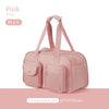 Women's Nylon Travel Weekender Bag - Large Capacity Carry-On Gym Overnight Holdall (44 x 16 x 25 cm / 17.3 x 6.3 x 9.8 in)