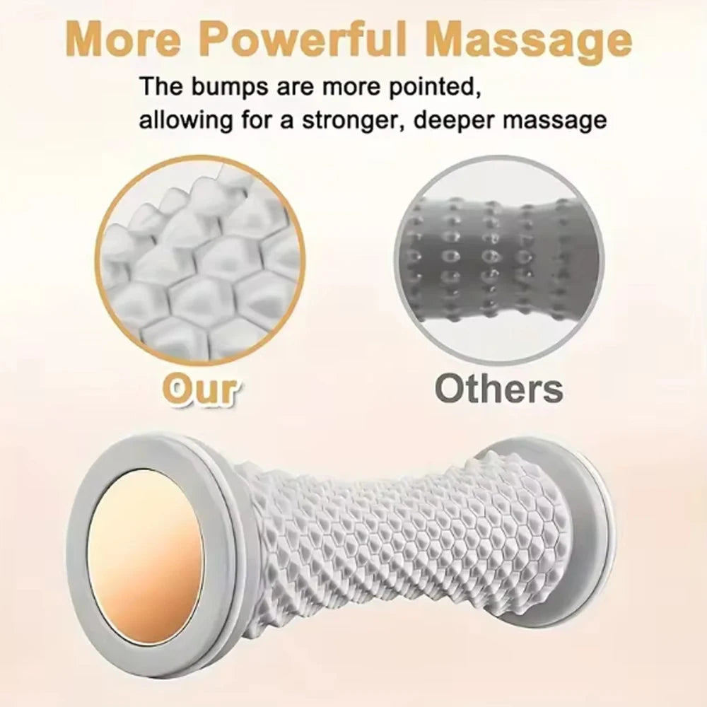 Portable Foot Massage Roller – Manual PVC/TPR Foot Massager for Plantar Fasciitis Relief, Yoga & Fitness Recovery