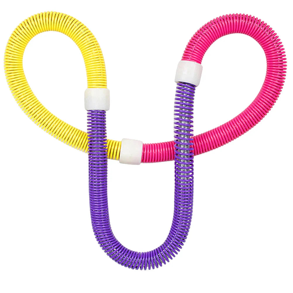 Weighted Fitness Hula Hoop for Women - Waist Slimming Hoop for Abs & Fat-Burning Home Workouts
