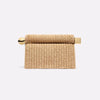 Luxury Women's Metal-Accent Clutch Purse for Evening, Party & Prom