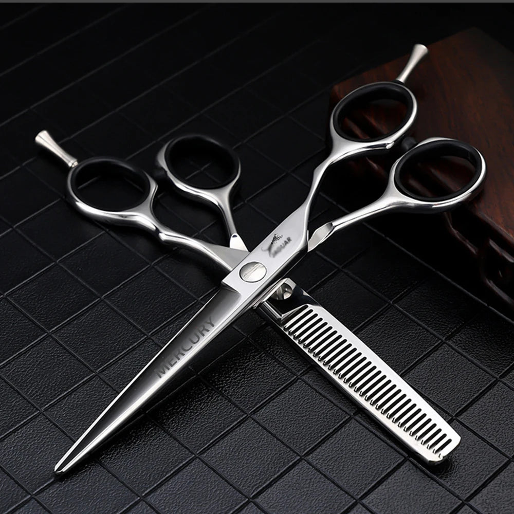 CIBO Professional Hair Scissors Set — 5.5, 6.0, 6.5, 7.0 in Cutting & Thinning Salon Shears