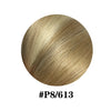 5-Clip 3/4 Full Head Straight Remy Human Hair Clip-In Extensions Natural Black