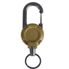 Anti-Theft Retractable Metal Keychain with Elastic Rope and Easy-Pull Buckle - Sporty Yoyo Key Ring for Keys, Ski Passes & ID Cards