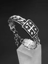 Viking Rune Wolf Celtic Knot Stainless Steel Bracelet for Men Nordic Link Chain
